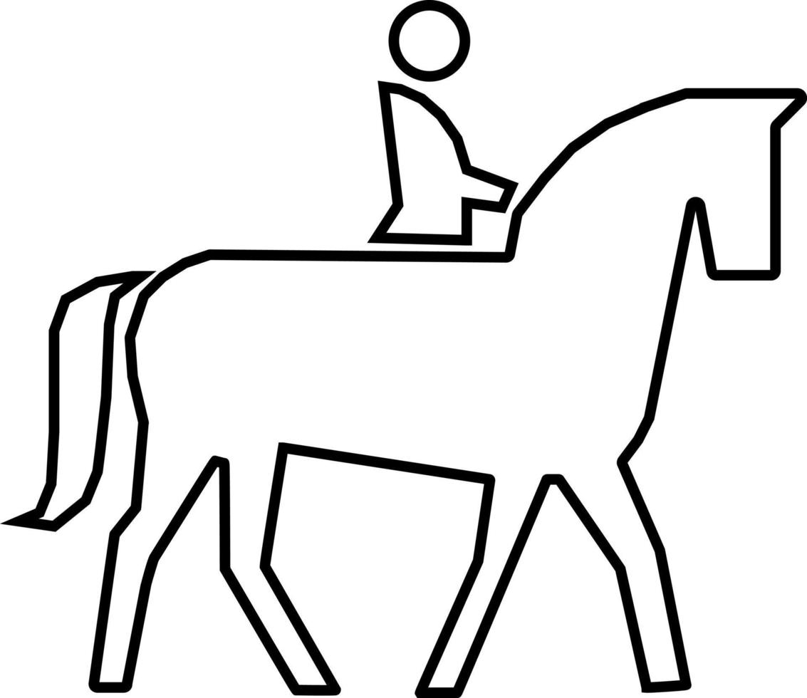 The Equestrian Logo vector