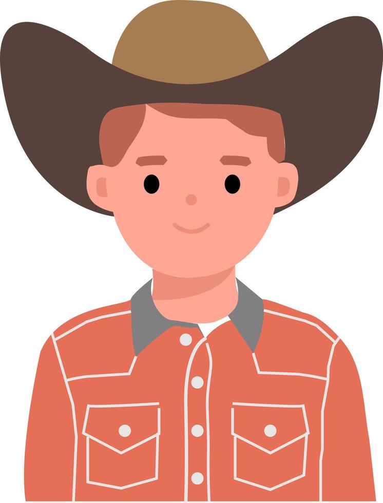 The Smiling Boy Avatar vector