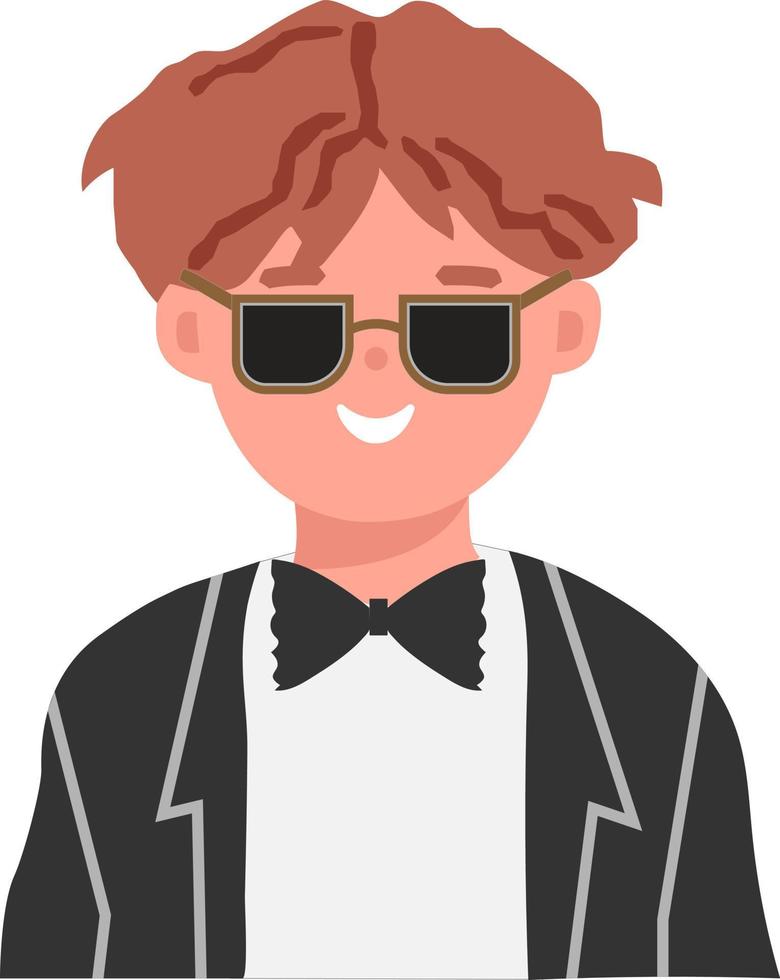 The Smiling Boy Avatar vector