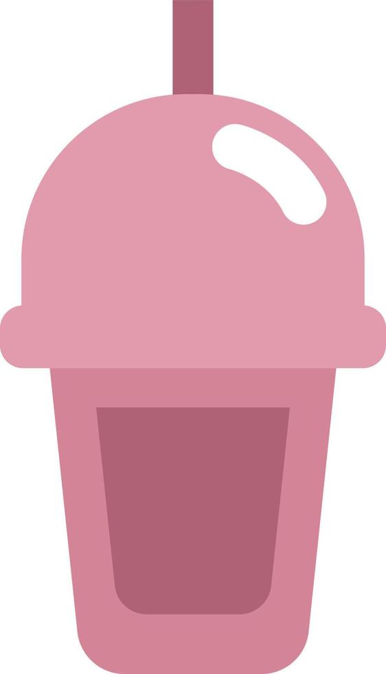 Juice to go, illustration, vector, on a white background. vector