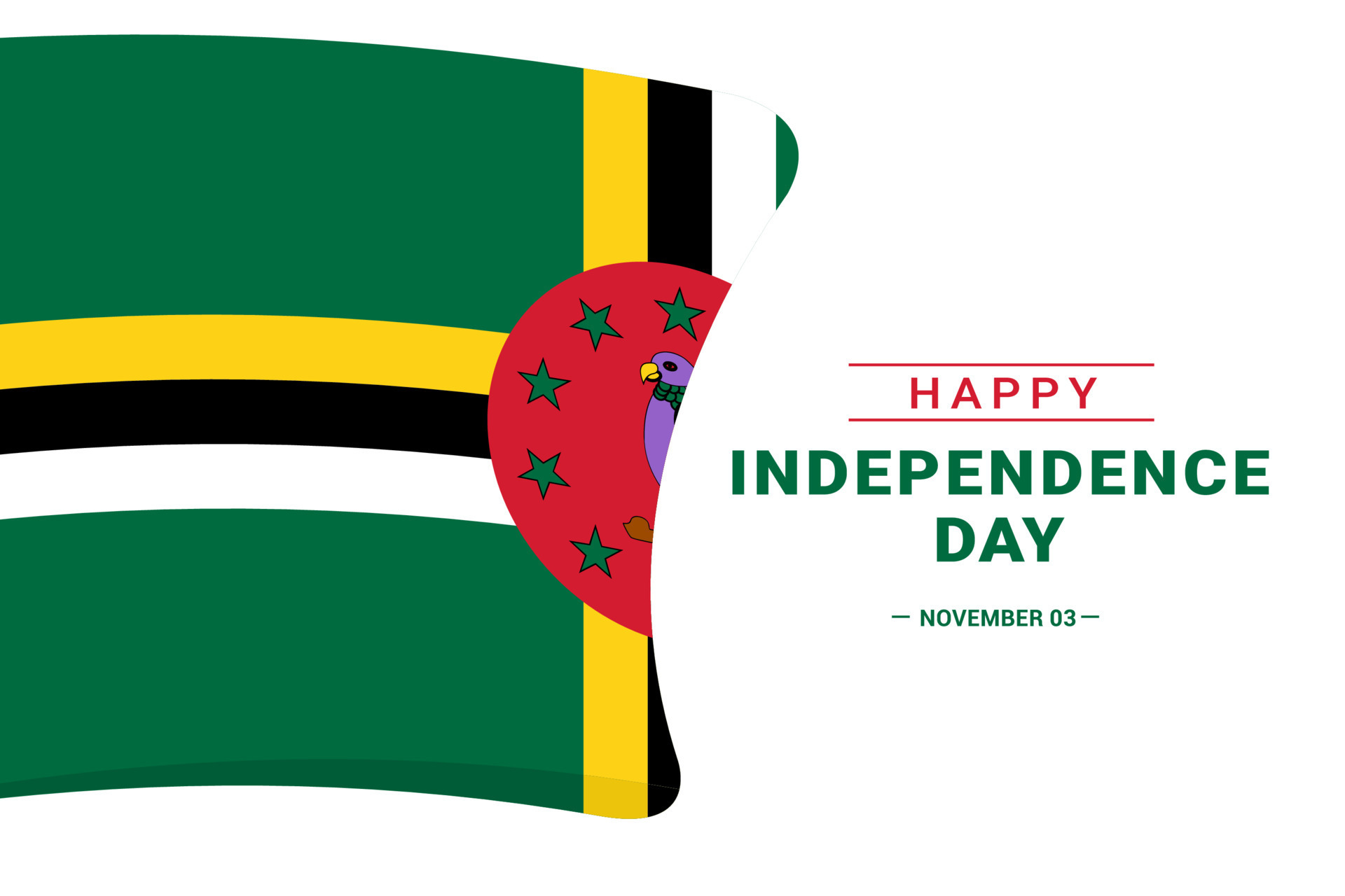 Dominica Independence Day 13594234 Vector Art at Vecteezy