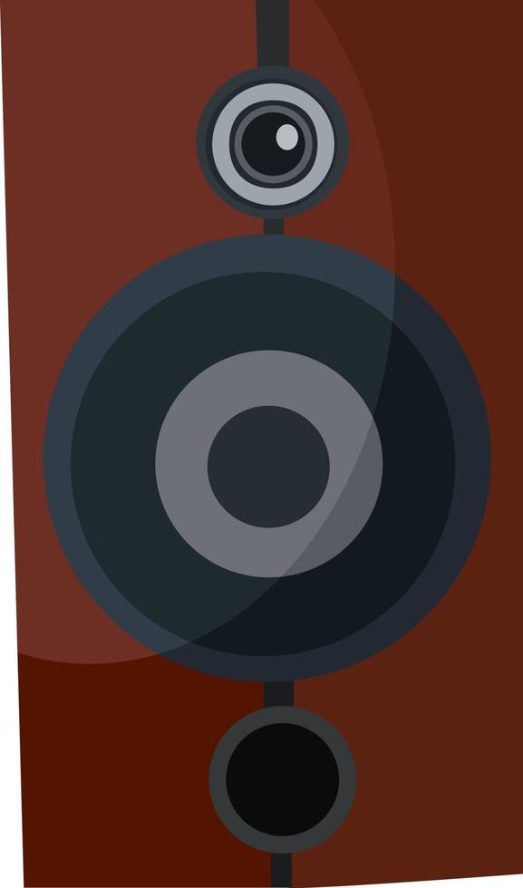 altavoz grande, ilustración, vector sobre fondo blanco.