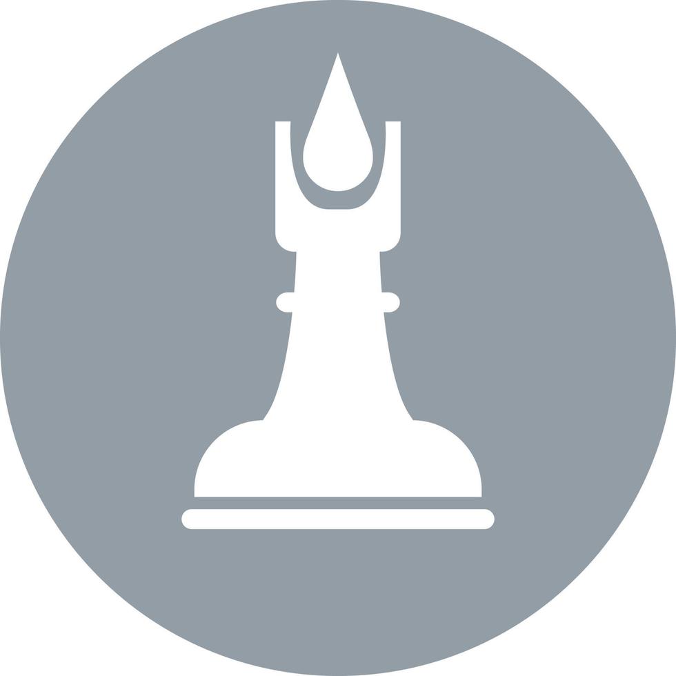 Chess figure white king, illustration, vector on white background.