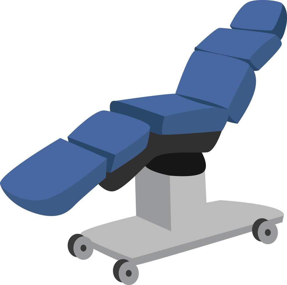 Operating chair, illustration, vector on white background