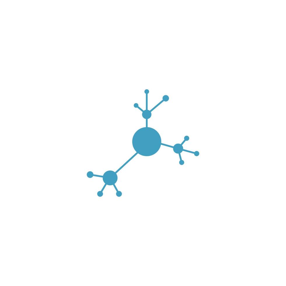 Molecule vector illustration design