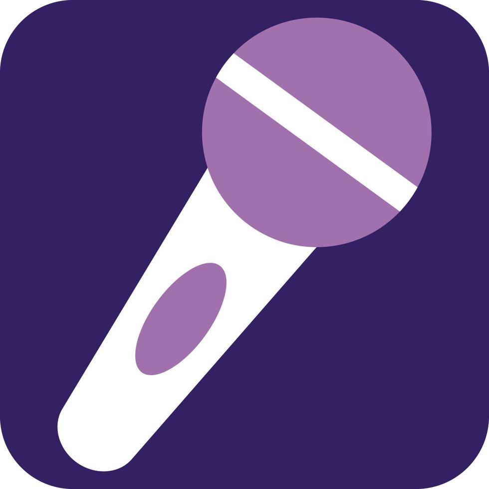 Podcast studio microphone, illustration, vector on a white background.