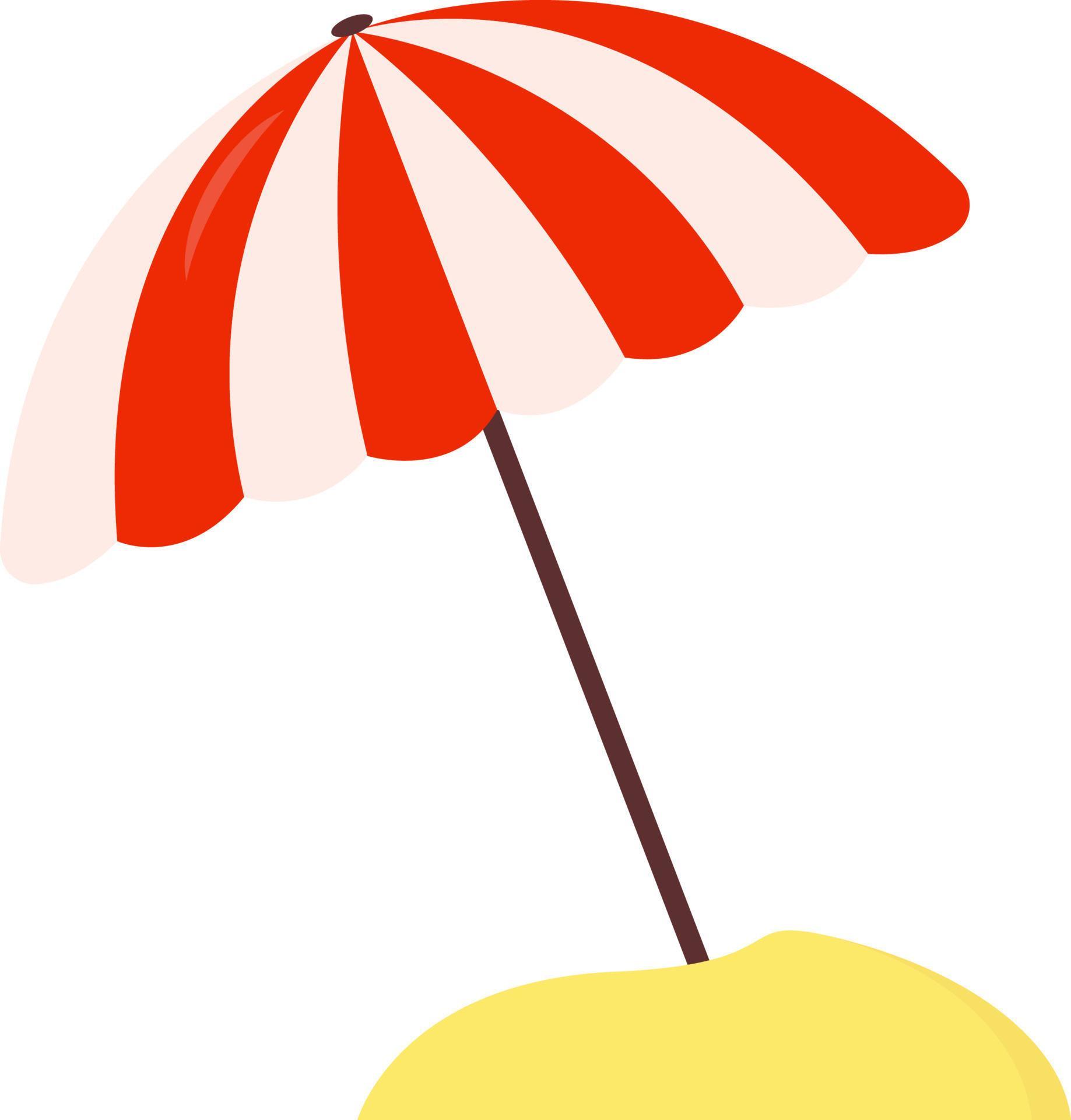 Sea umbrella, illustration, vector on white background. 13595627 Vector