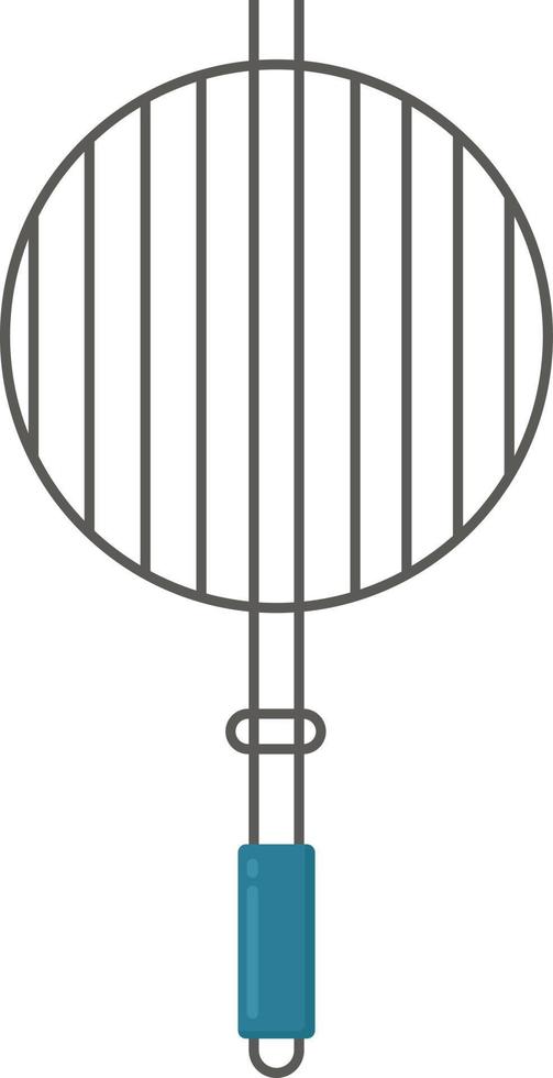 Barbecue grid, illustration, vector on white background.