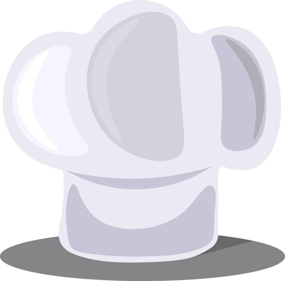 Hat for cooking, illustration, vector on white background.