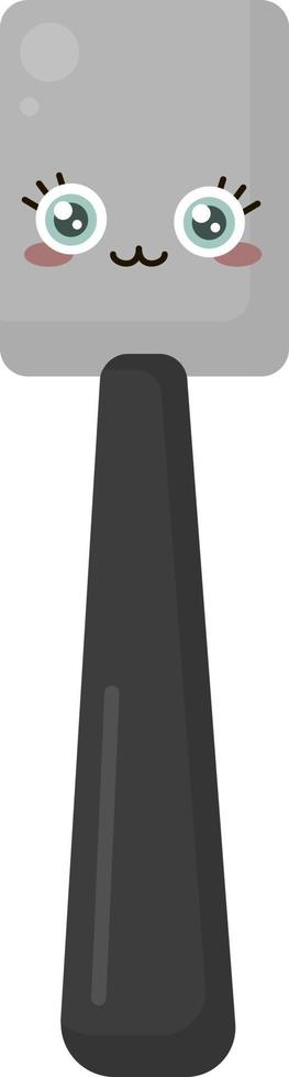 Kitchen spatula, illustration, vector on white background.