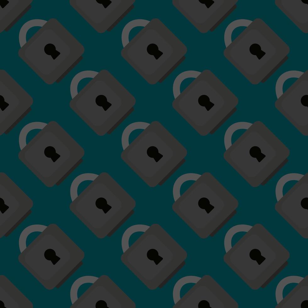 Lock pattern , illustration, vector on white background