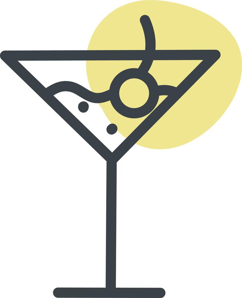 Mojito coctail, illustration, vector, on a white background. vector
