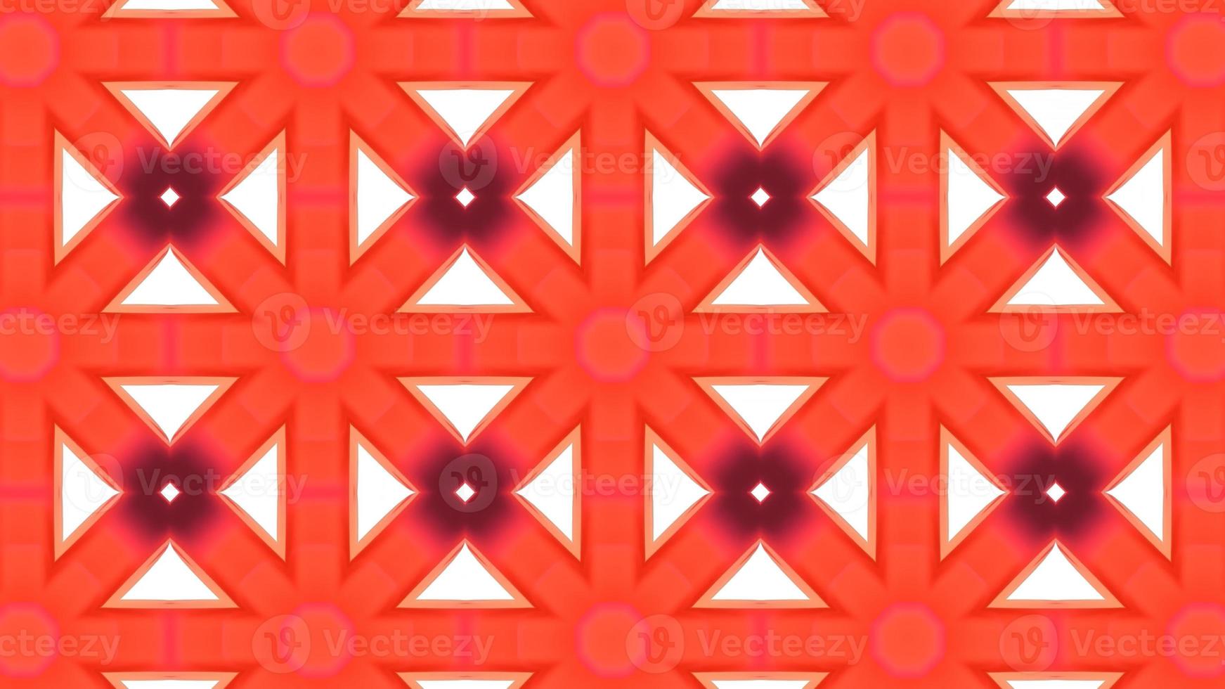 Digital Illustration Red Kaleidoscope Tiles Background photo