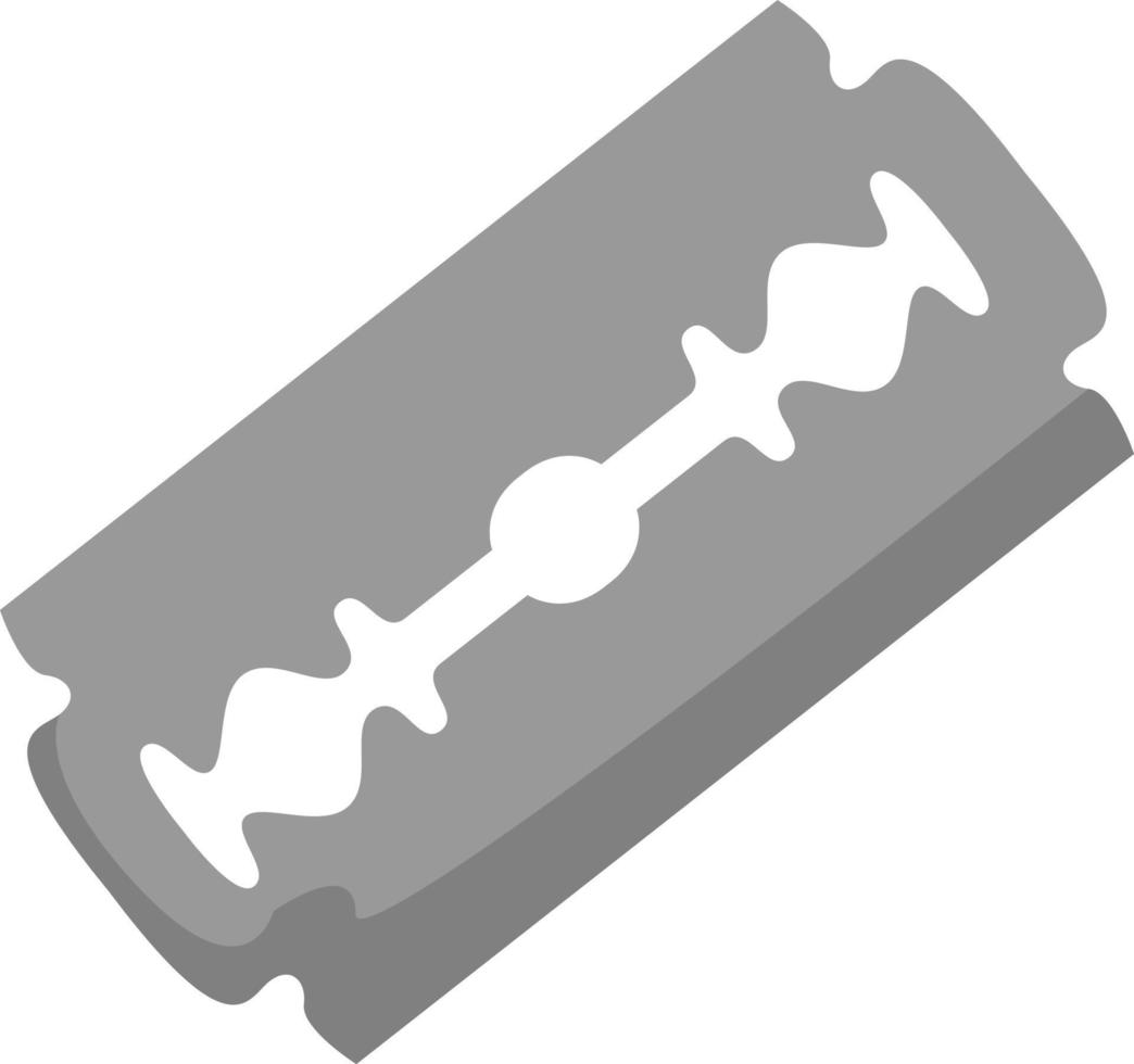 Razor, illustration, vector on white background.