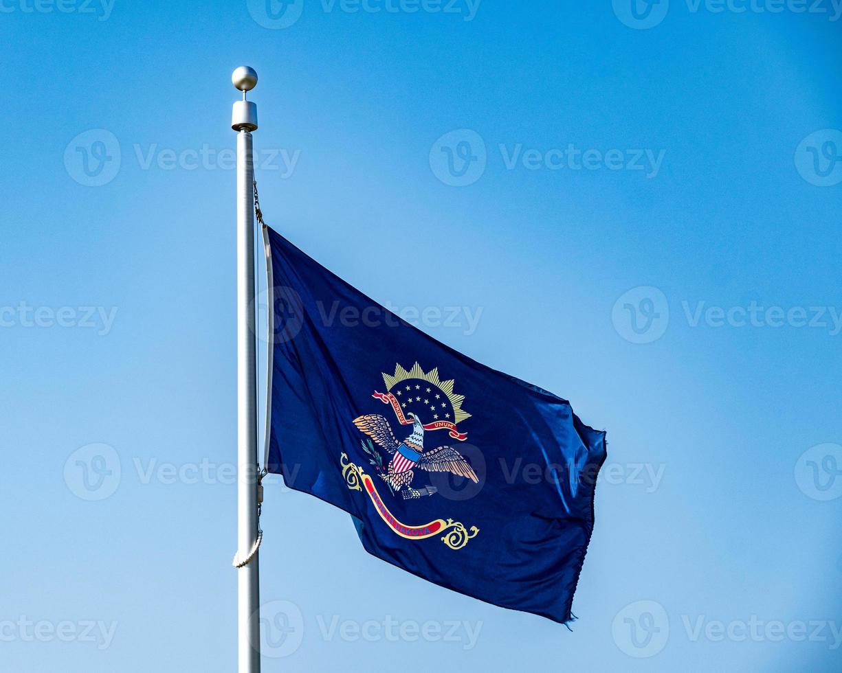 North Dakota State Flag photo