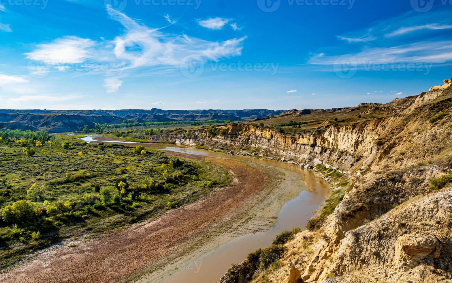 The Little Missouri River Valley in Theodore Roosevelt National Park photo