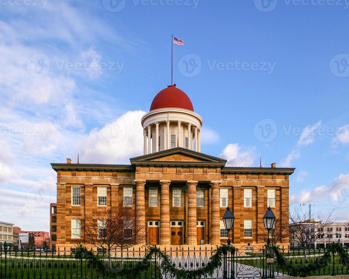 antiguo capitolio de illinois en springfield foto