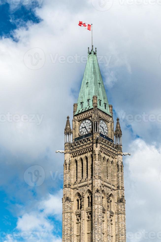 Tower of Parliament Building of Canada in Ottawa photo