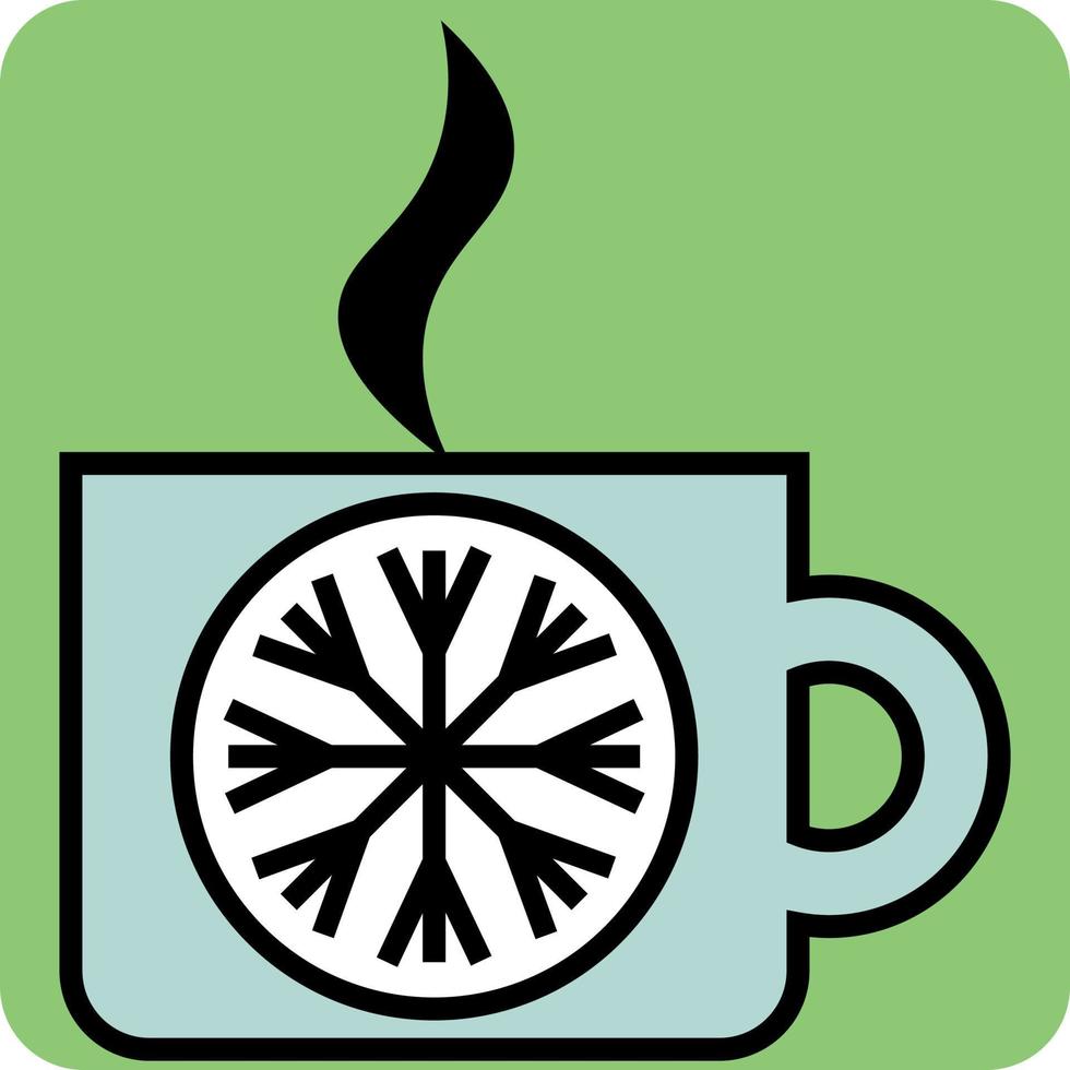 Hot tea, illustration, vector, on a white background. vector