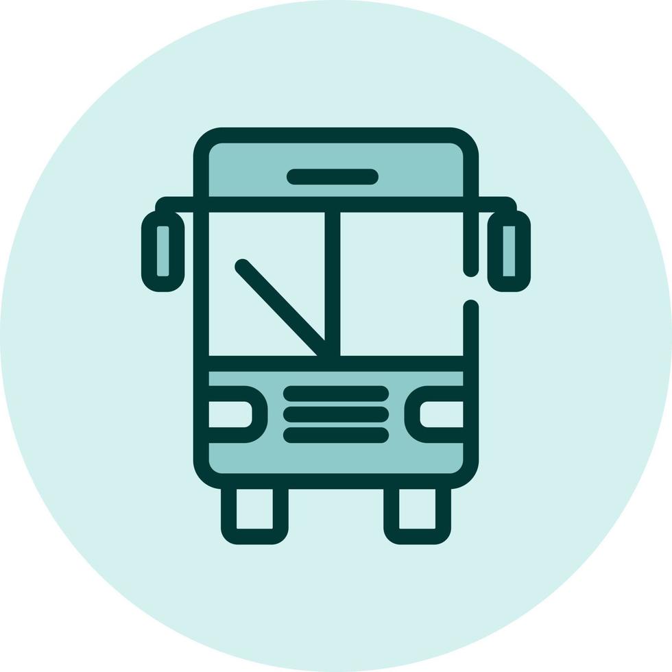 City bus, illustration, vector on a white background.