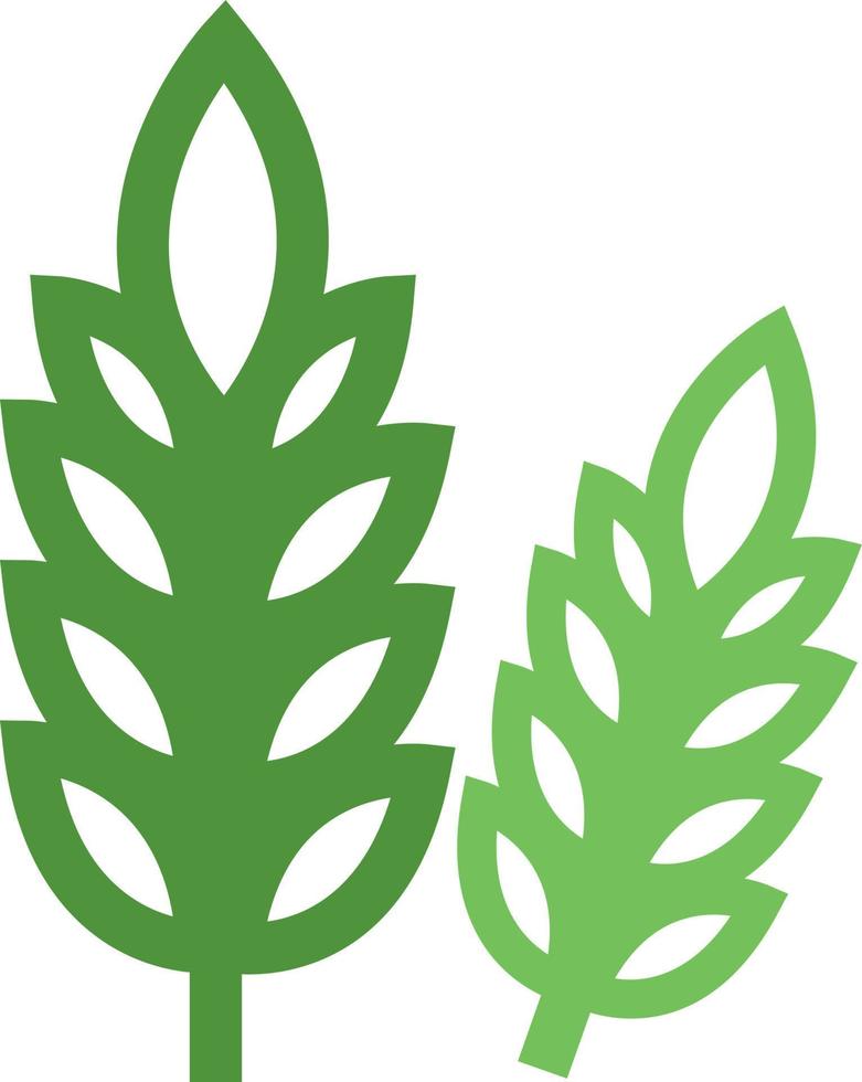 Wheat plant, icon illustration, vector on white background