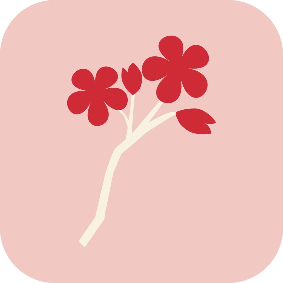 Japan sakura, illustration, vector, on a white background. vector