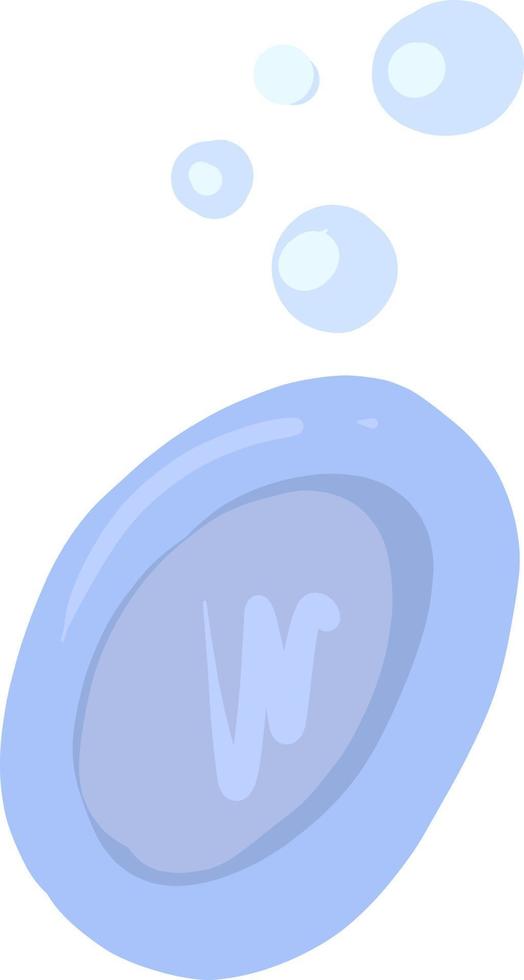Flat soap, illustration, vector on white background.