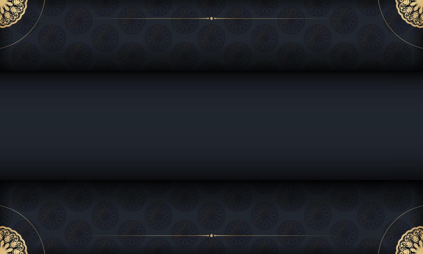 Luxury background with gold ornament vector