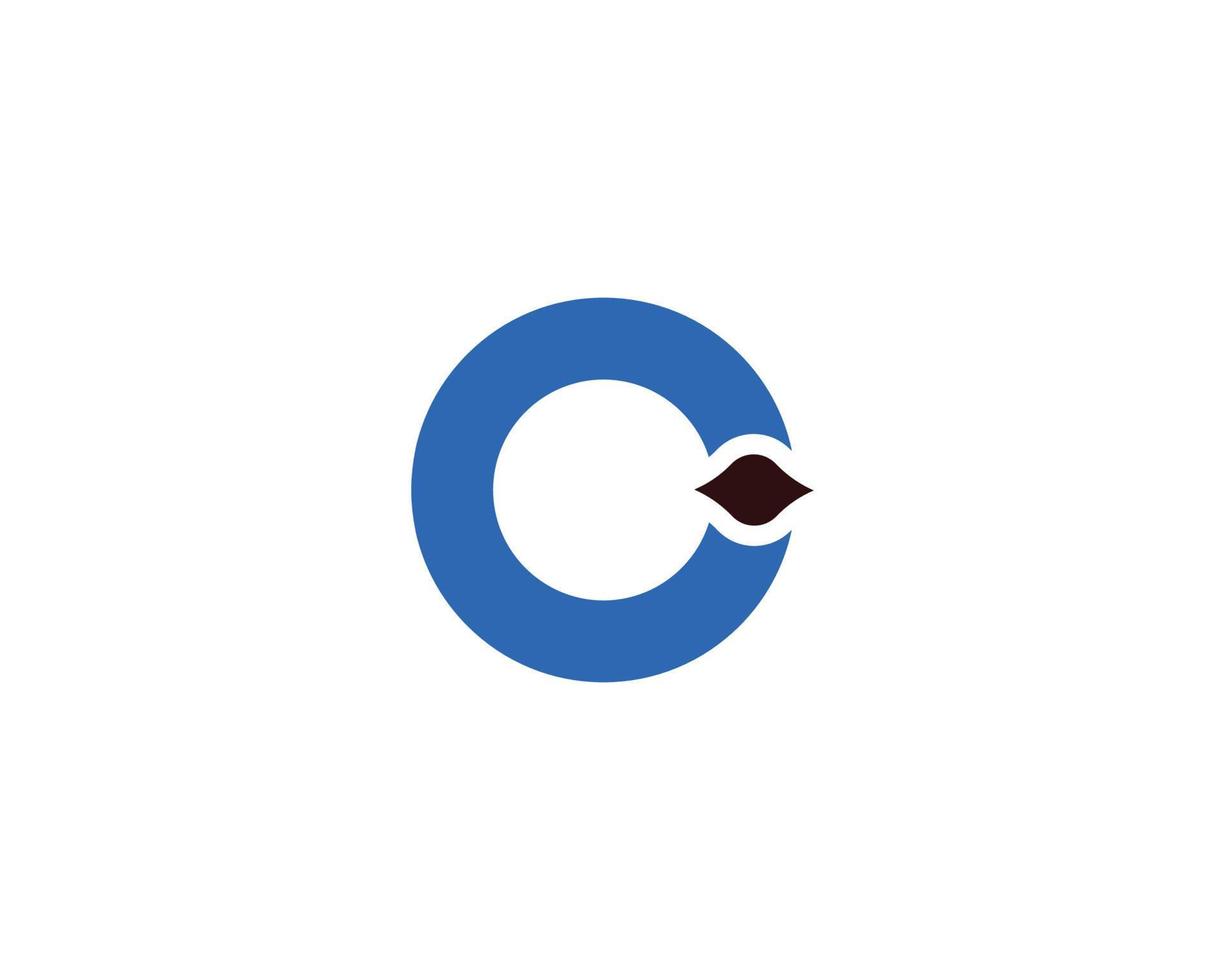 C logo design vector template