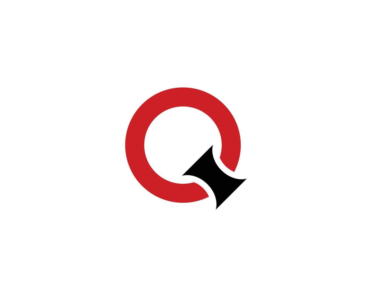 Q logo design vector template