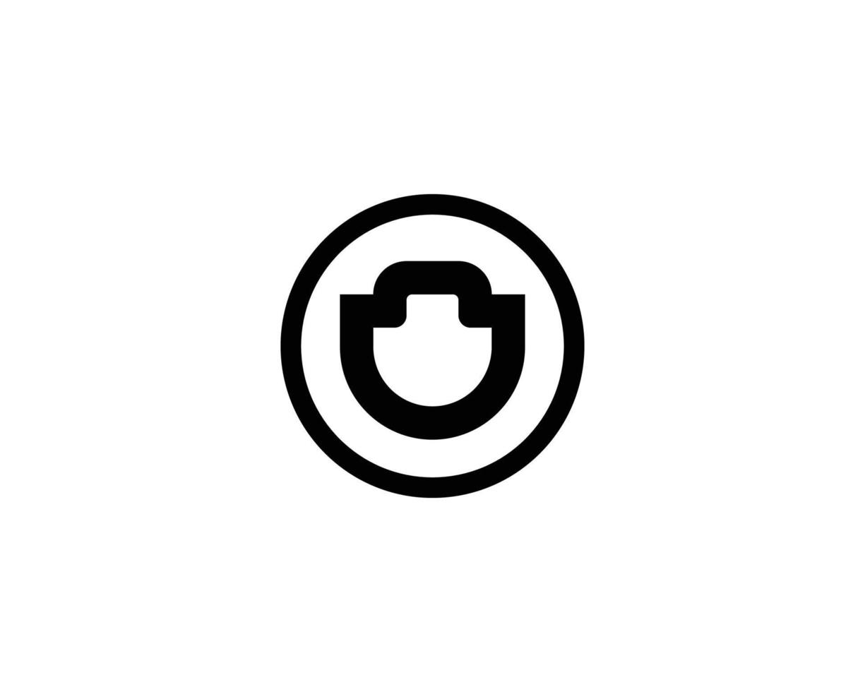 U Logo design vector template
