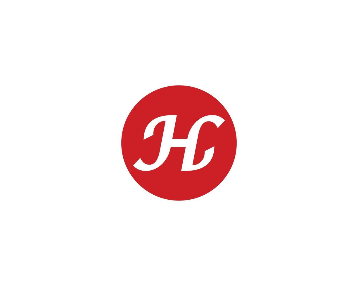 H logo design vector template