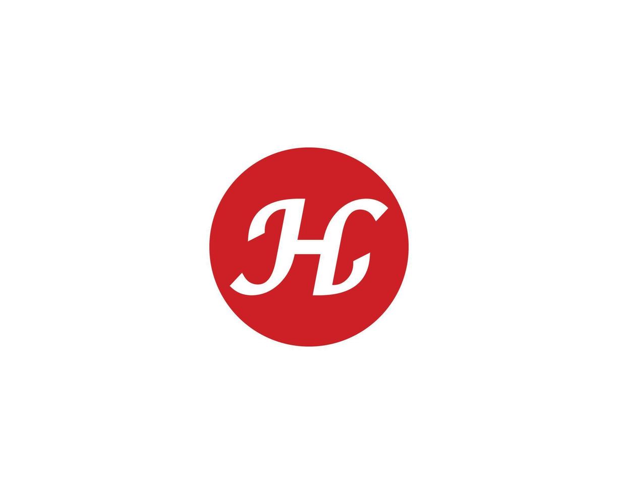 H logo design vector template