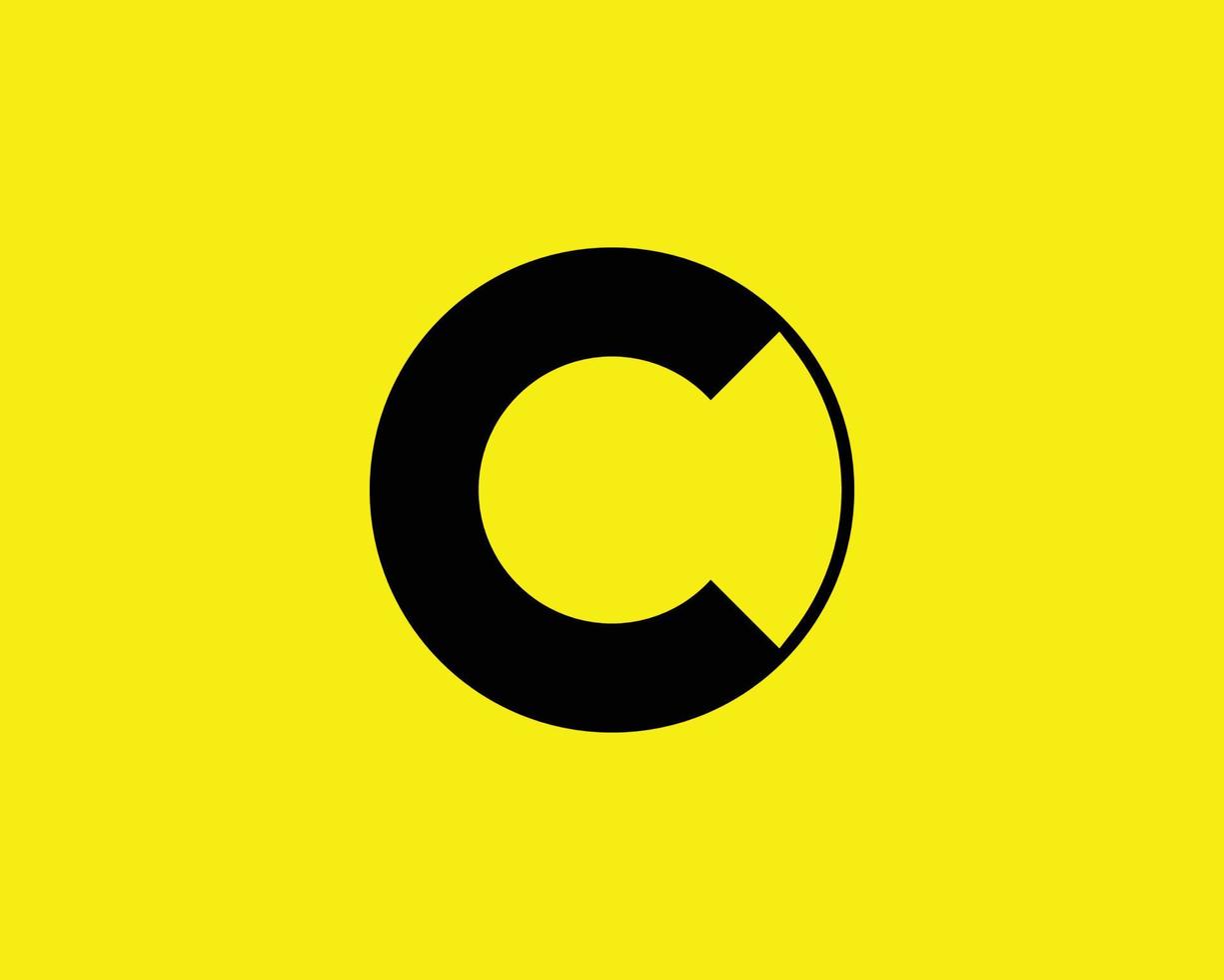 C logo design vector template