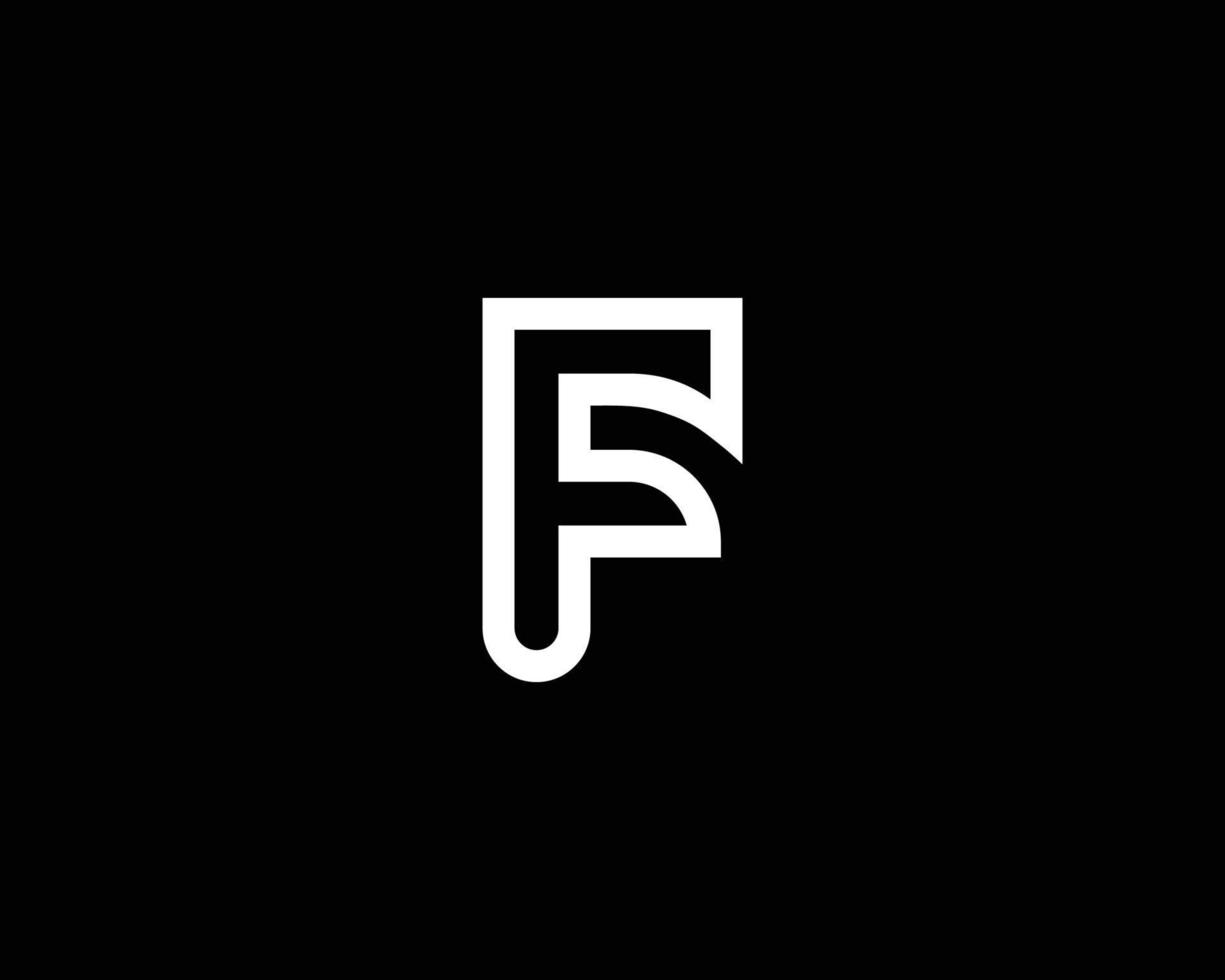 F Logo design vector template