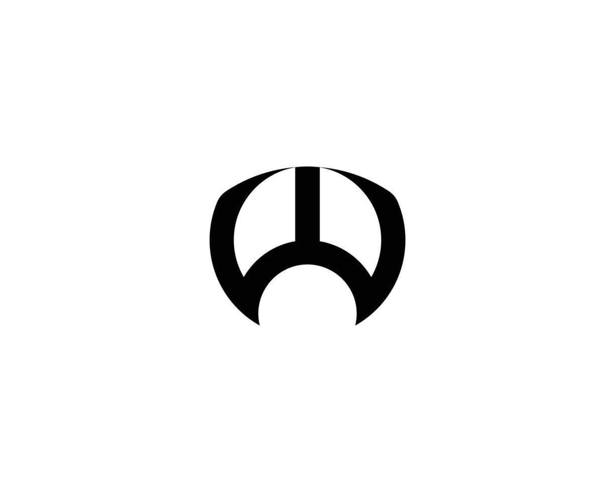 W logo design vector template