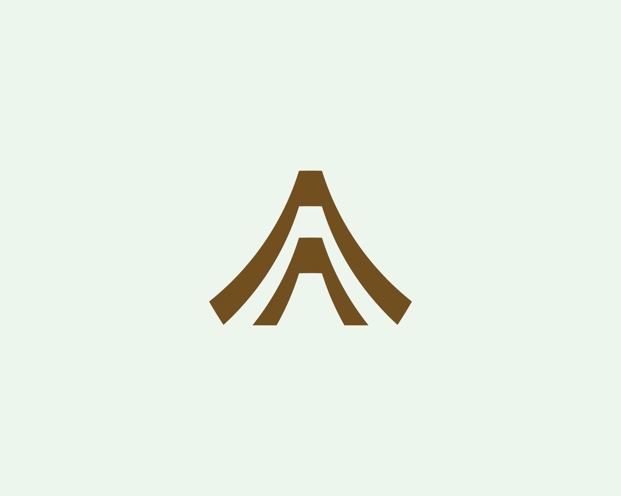 una plantilla de vector de diseño de logotipo de letra aa
