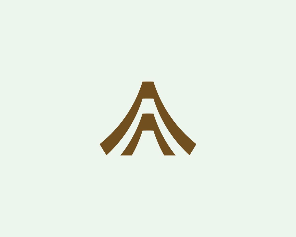 A AA Letter Logo Design Vector Template