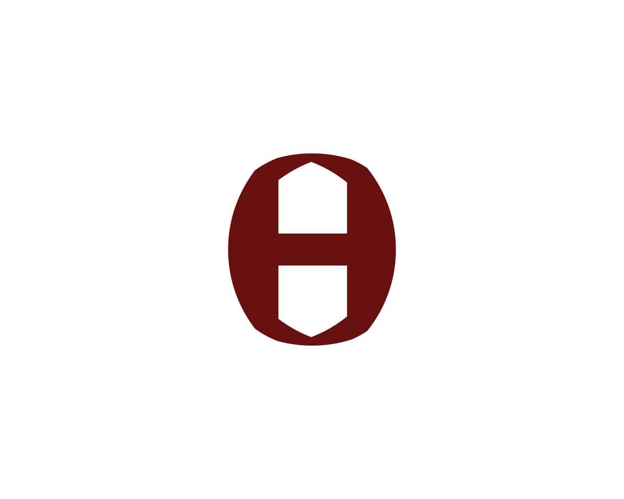 H logo design vector template