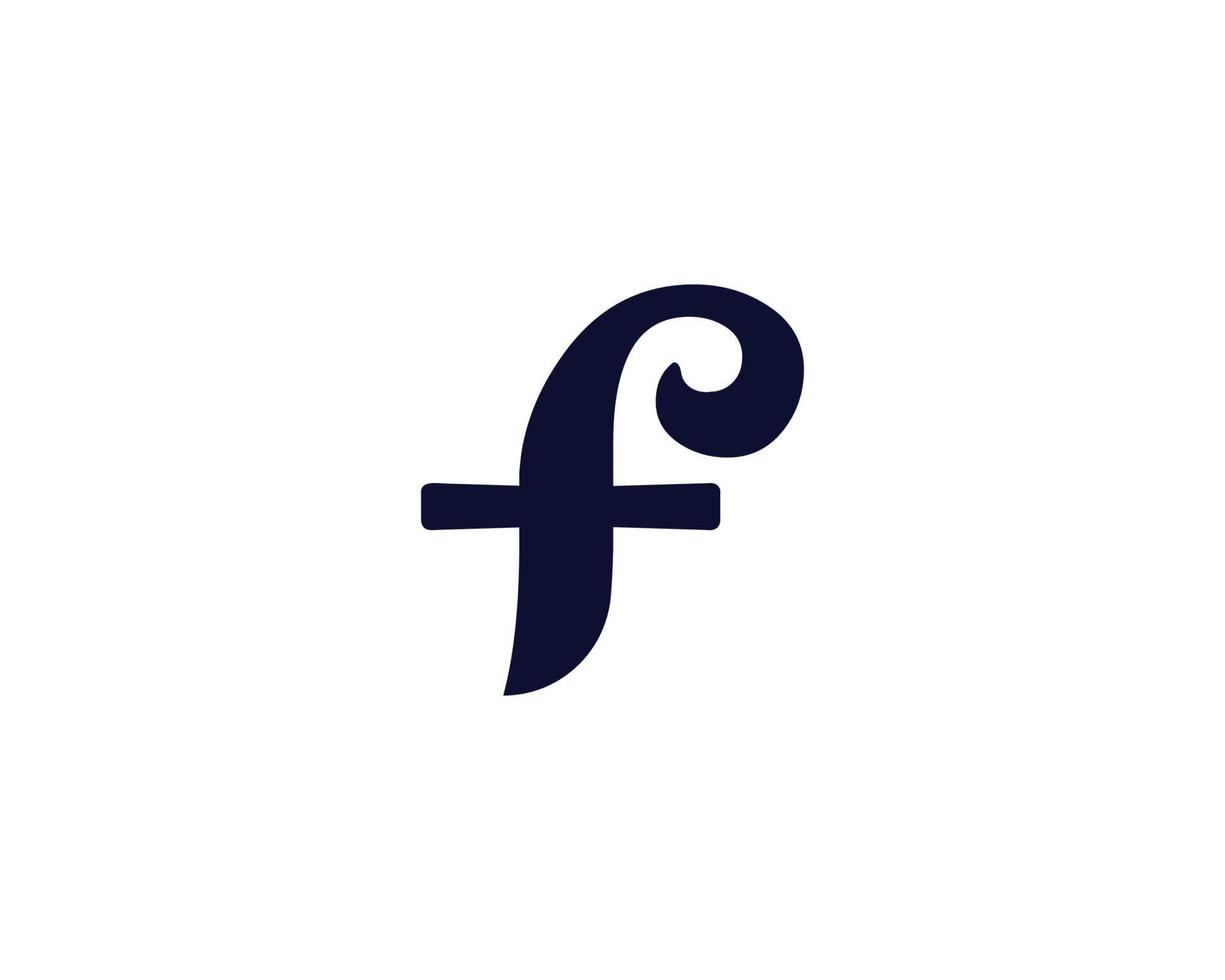 F logo design vector template