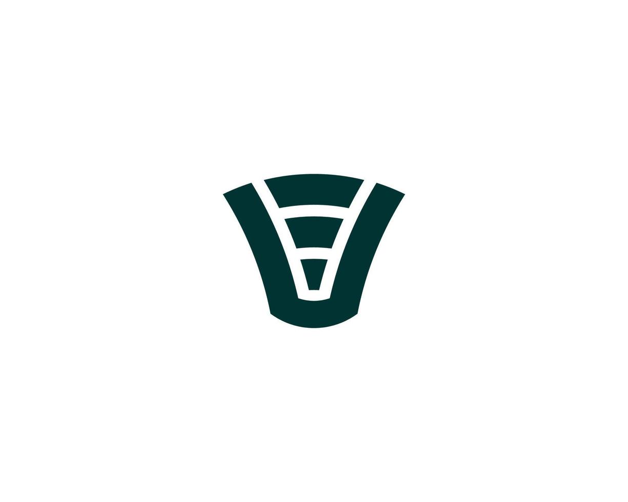 V Logo Design vector template