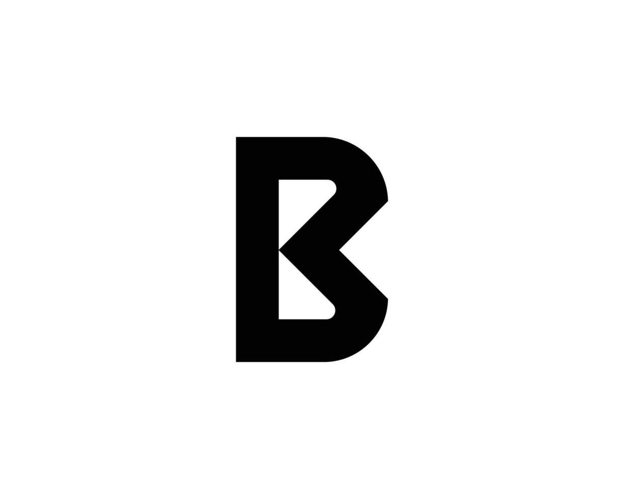 B logo design vector template