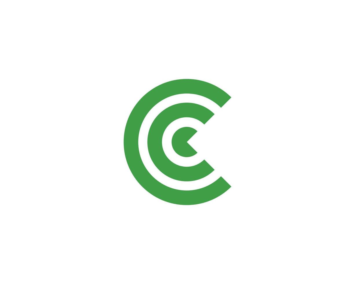 C logo design vector template
