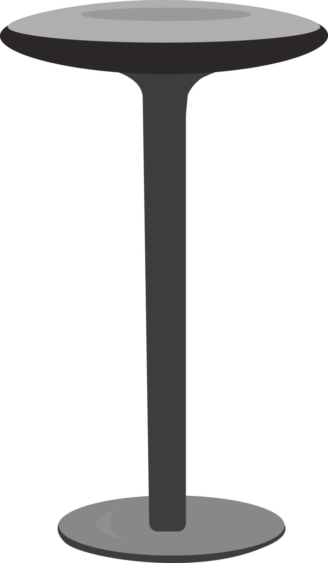 Black stool, illustration, vector on white background 13601747 Vector