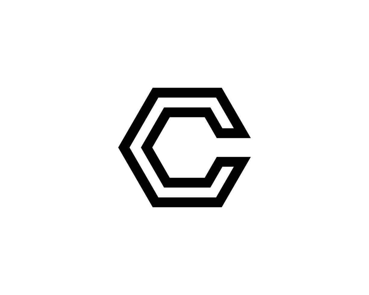 C logo design vector template
