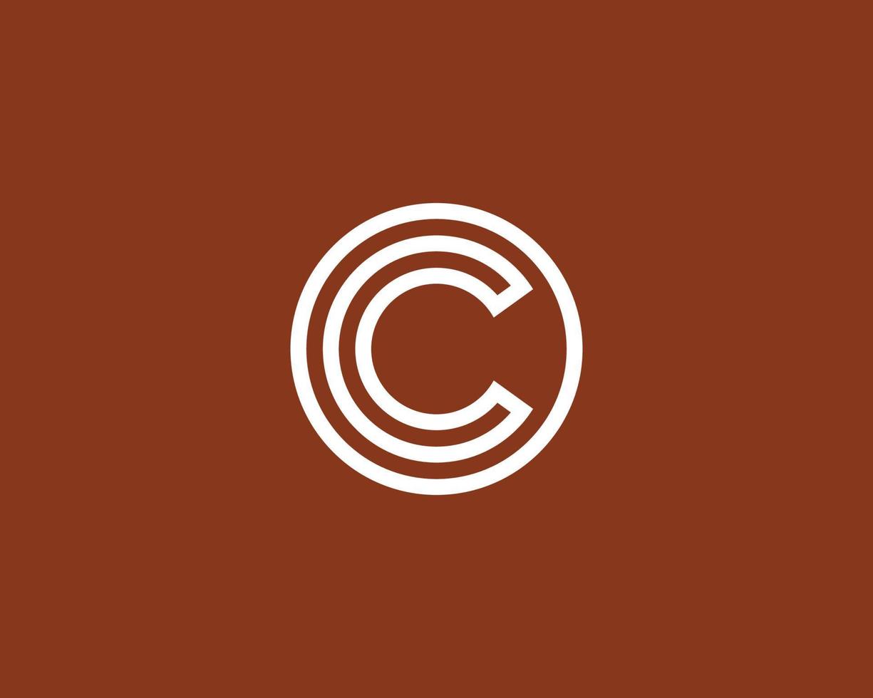 C logo design vector template