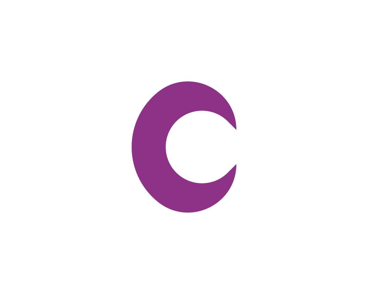 C logo design vector template