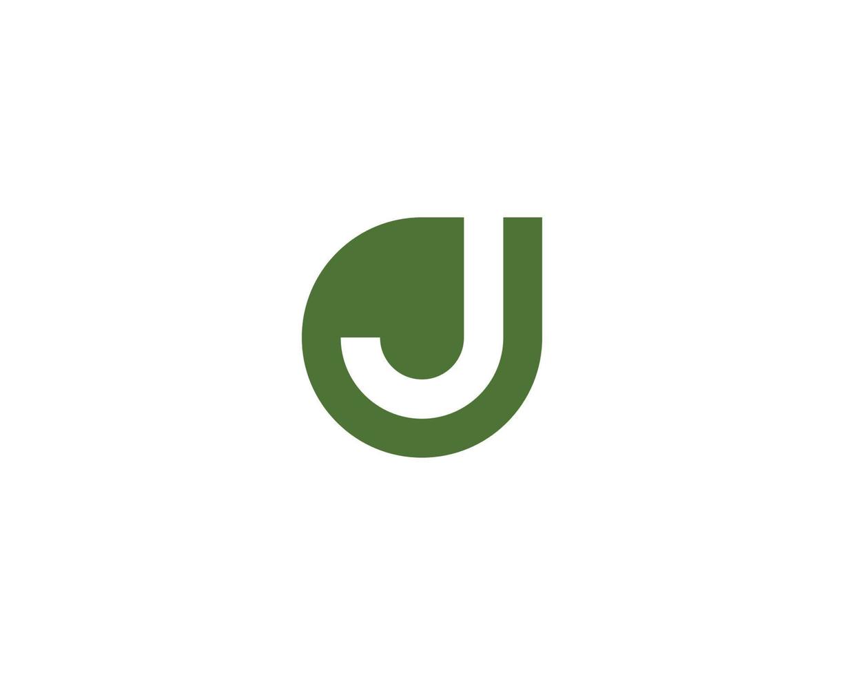 J logo design vector template