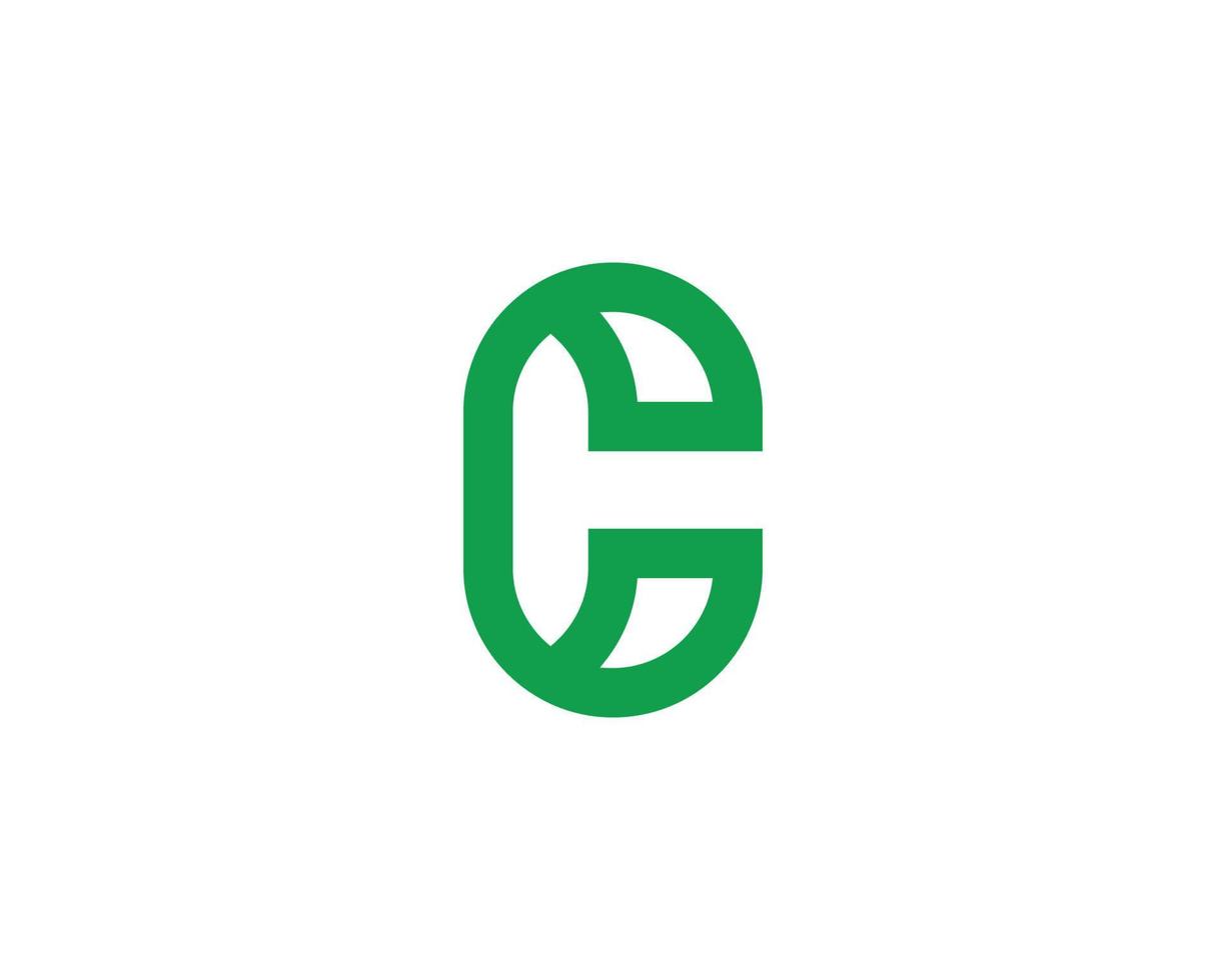 C logo design vector template