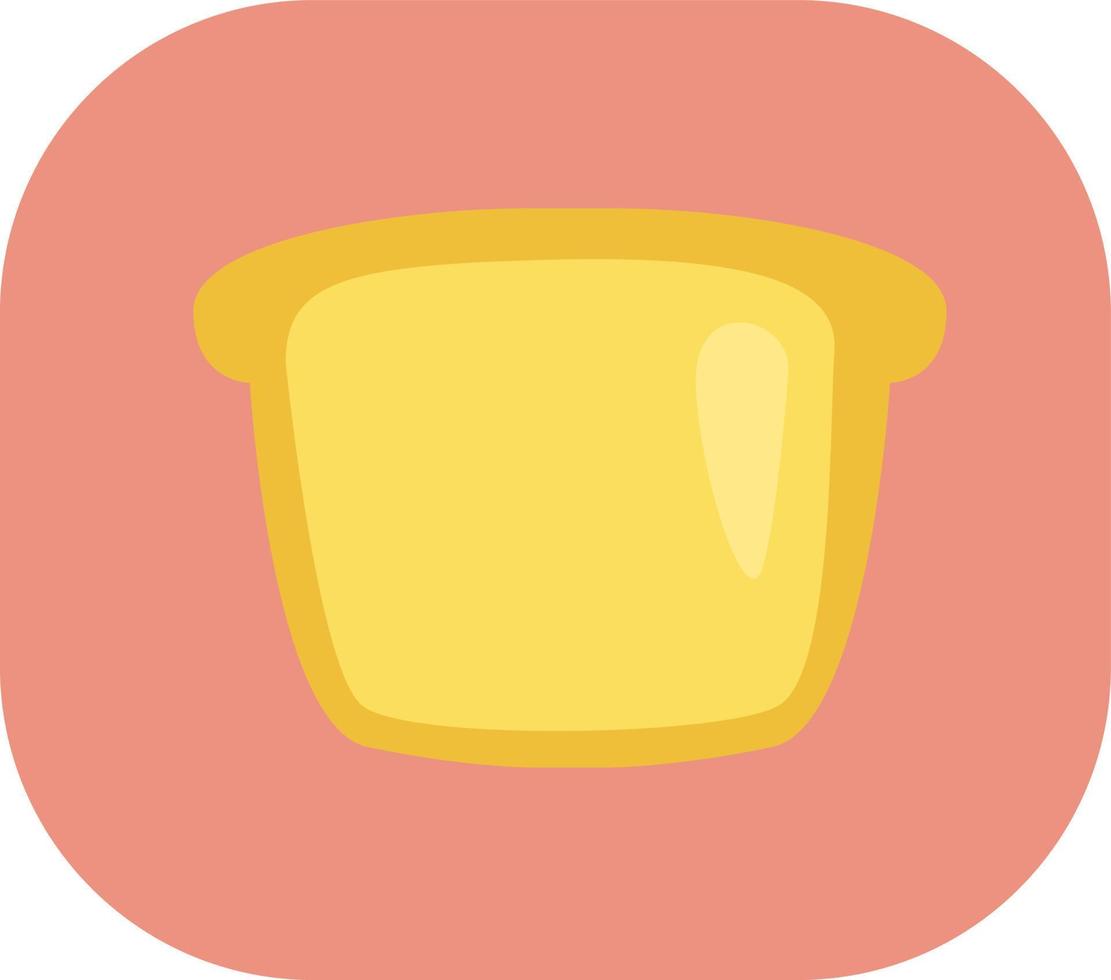 Breakfast toast, illustration, vector on a white background.